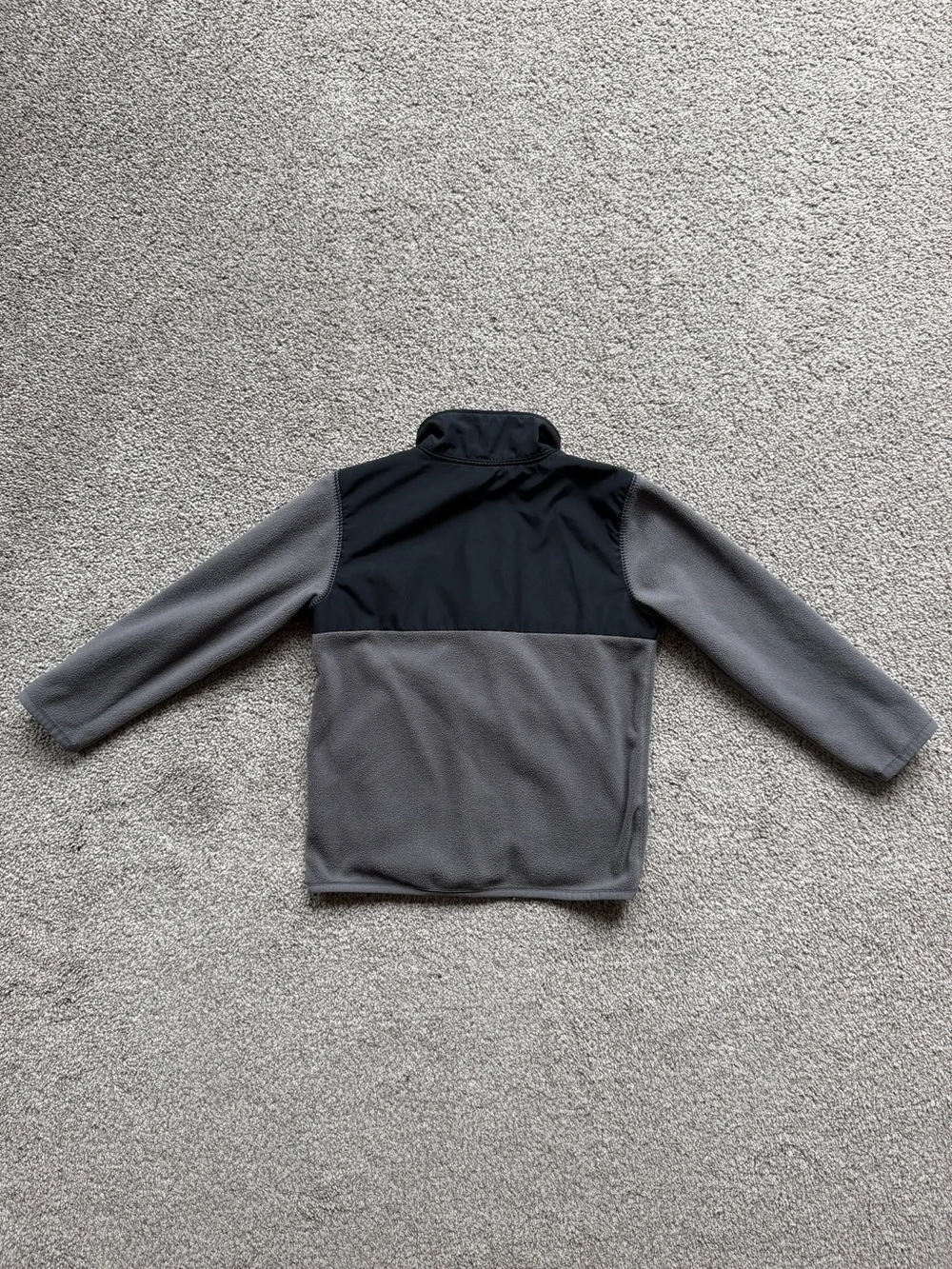 Carter's Gray and Black Fleece Zip-Up Jacket